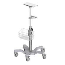 Hospital EKG Machine Stand Trolley Cart mit mobiler Rollhandbuch Auftriebsgasfeder optional